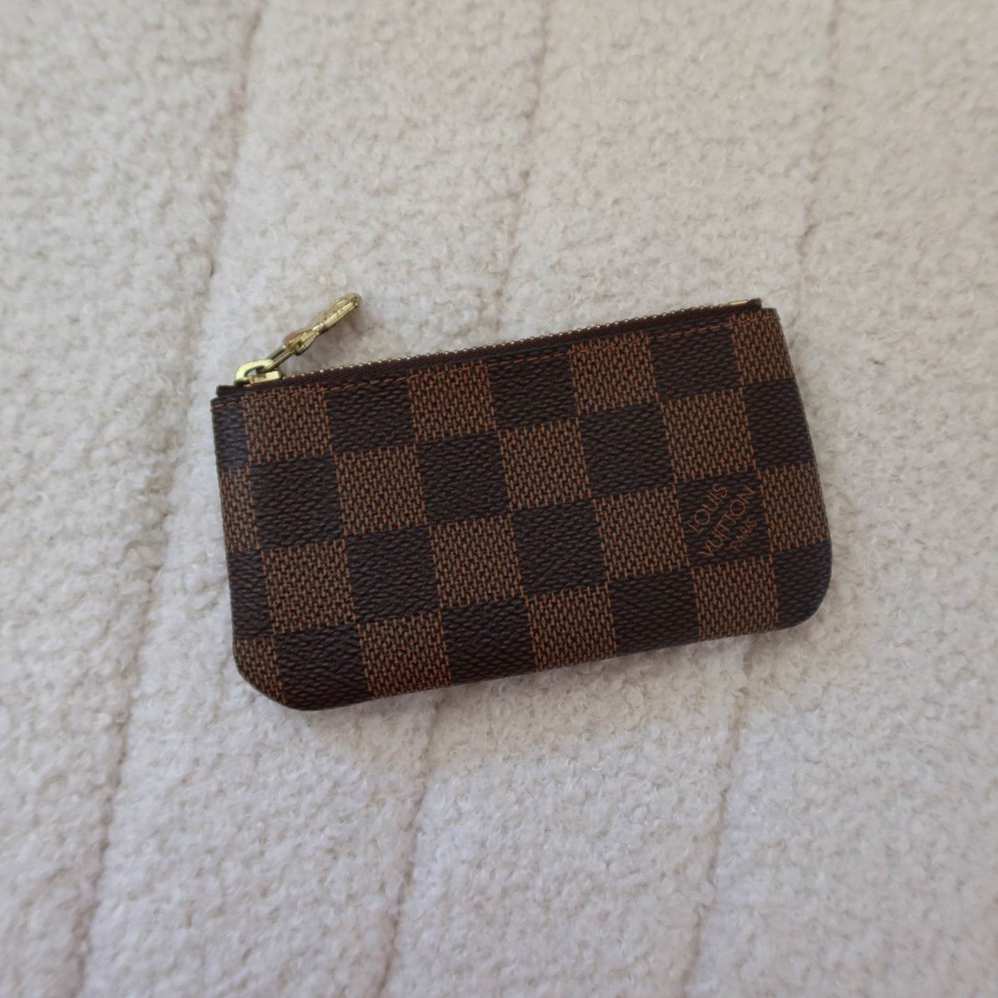 LOUIS VUITTON Damier Ebene Key Cles