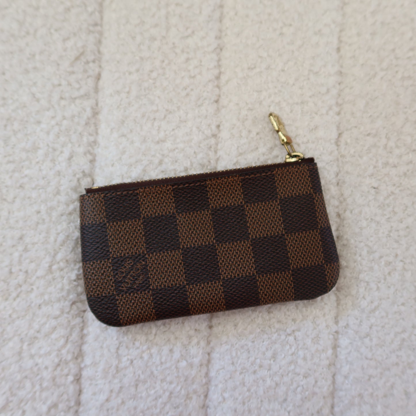 LOUIS VUITTON Damier Ebene Key Cles