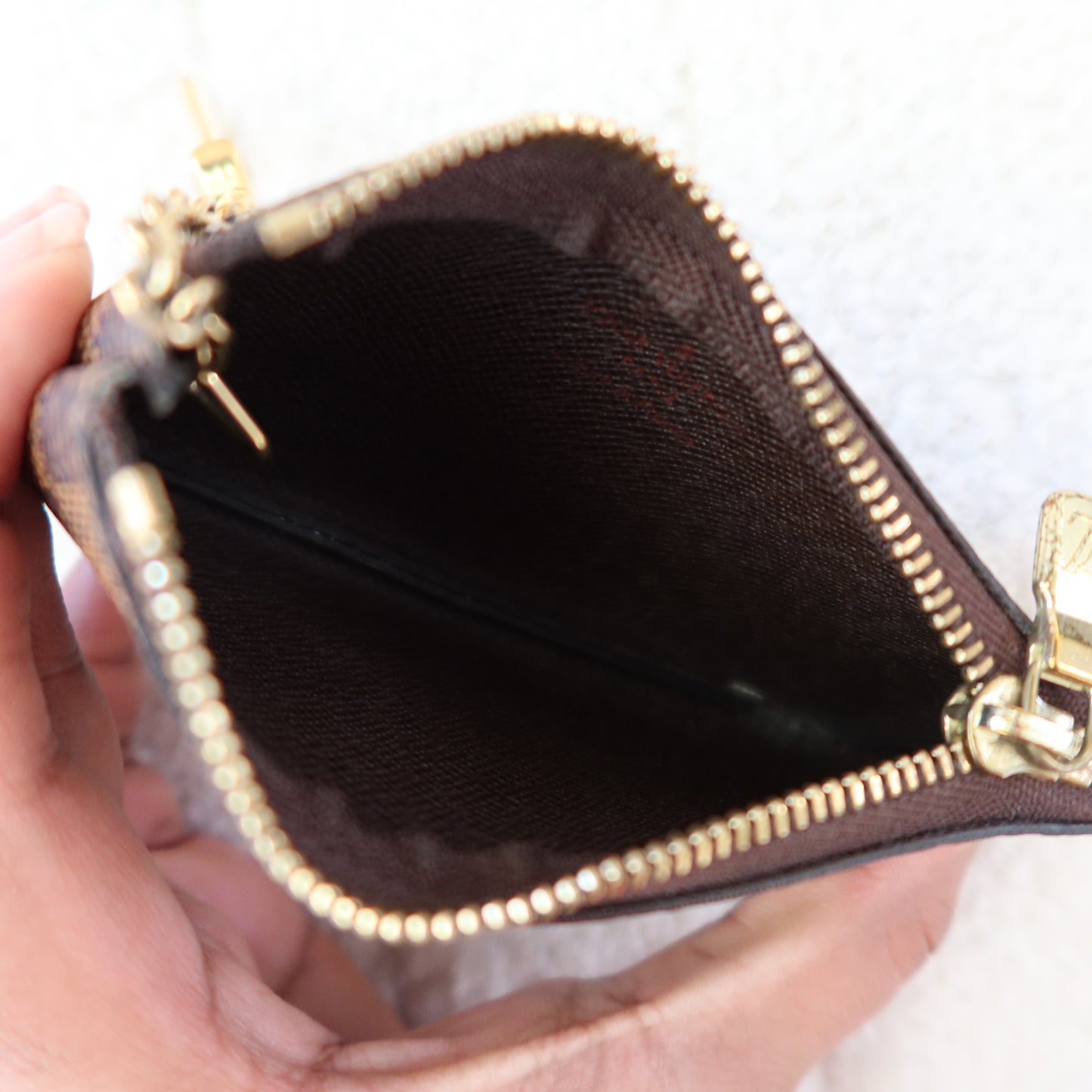 LOUIS VUITTON Damier Ebene Key Cles