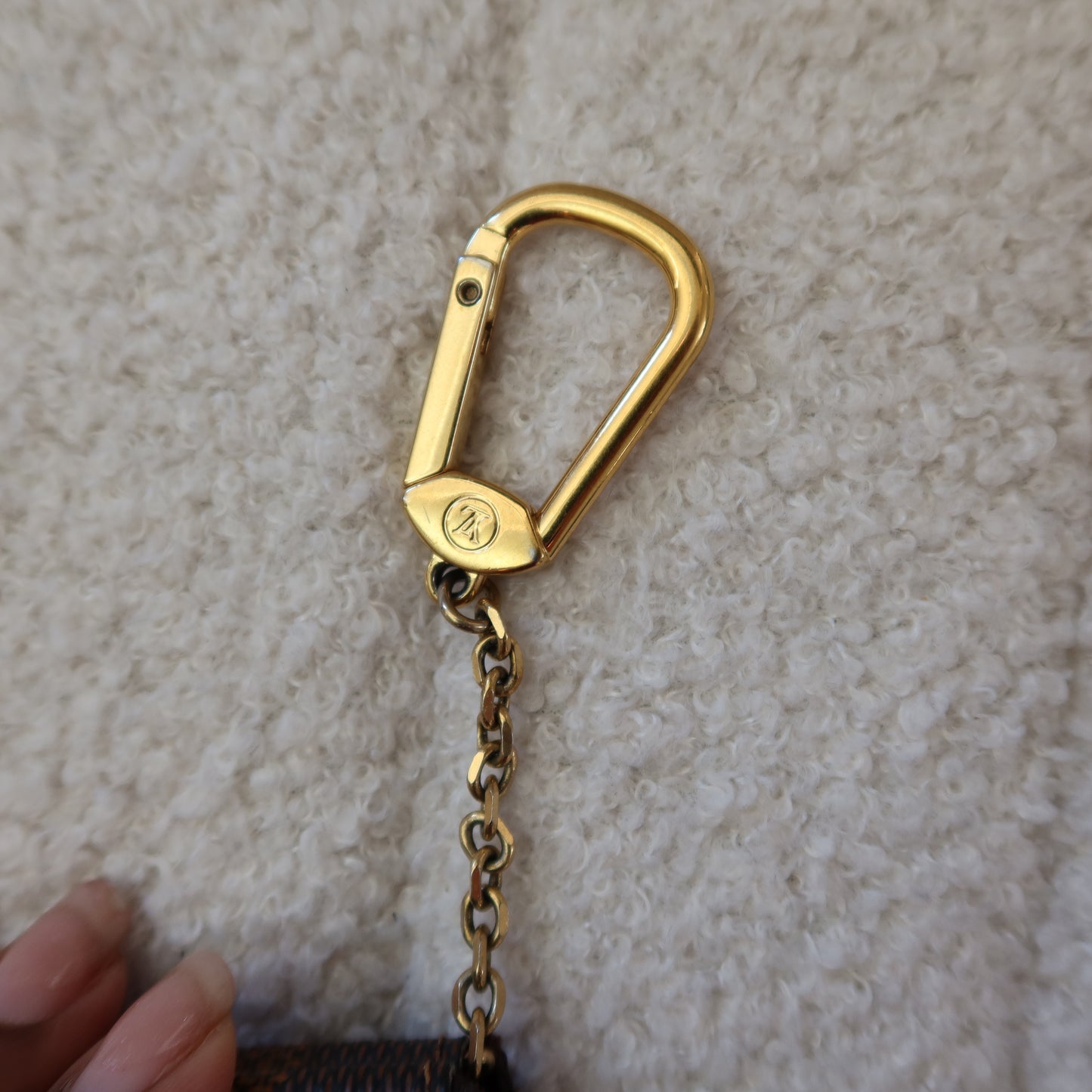 LOUIS VUITTON Damier Ebene Key Cles