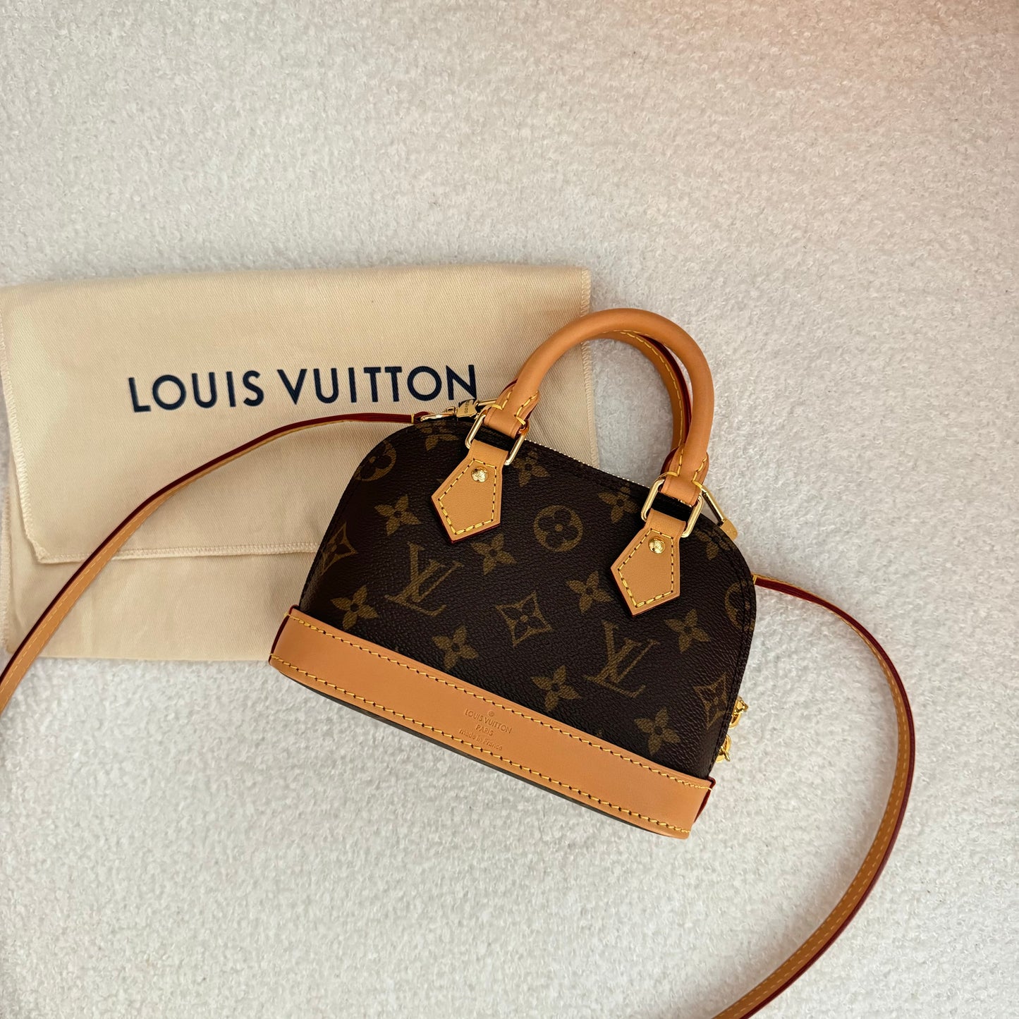 LOUIS VUITTON Monogram Nano Alma