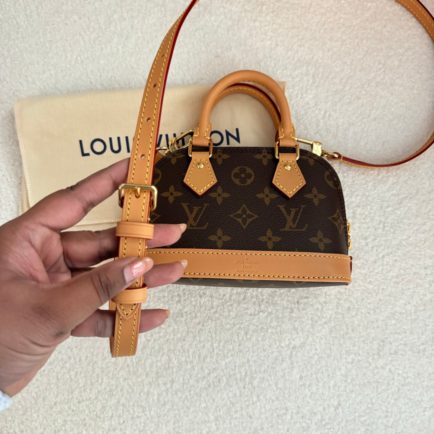 LOUIS VUITTON Monogram Nano Alma