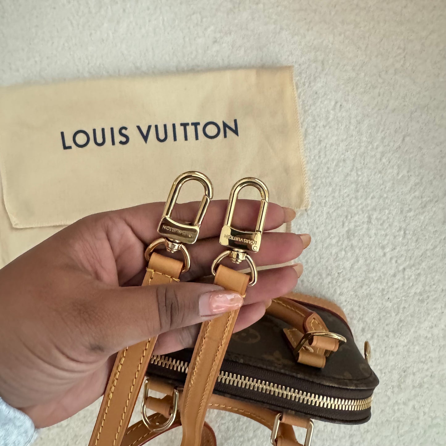 LOUIS VUITTON Monogram Nano Alma