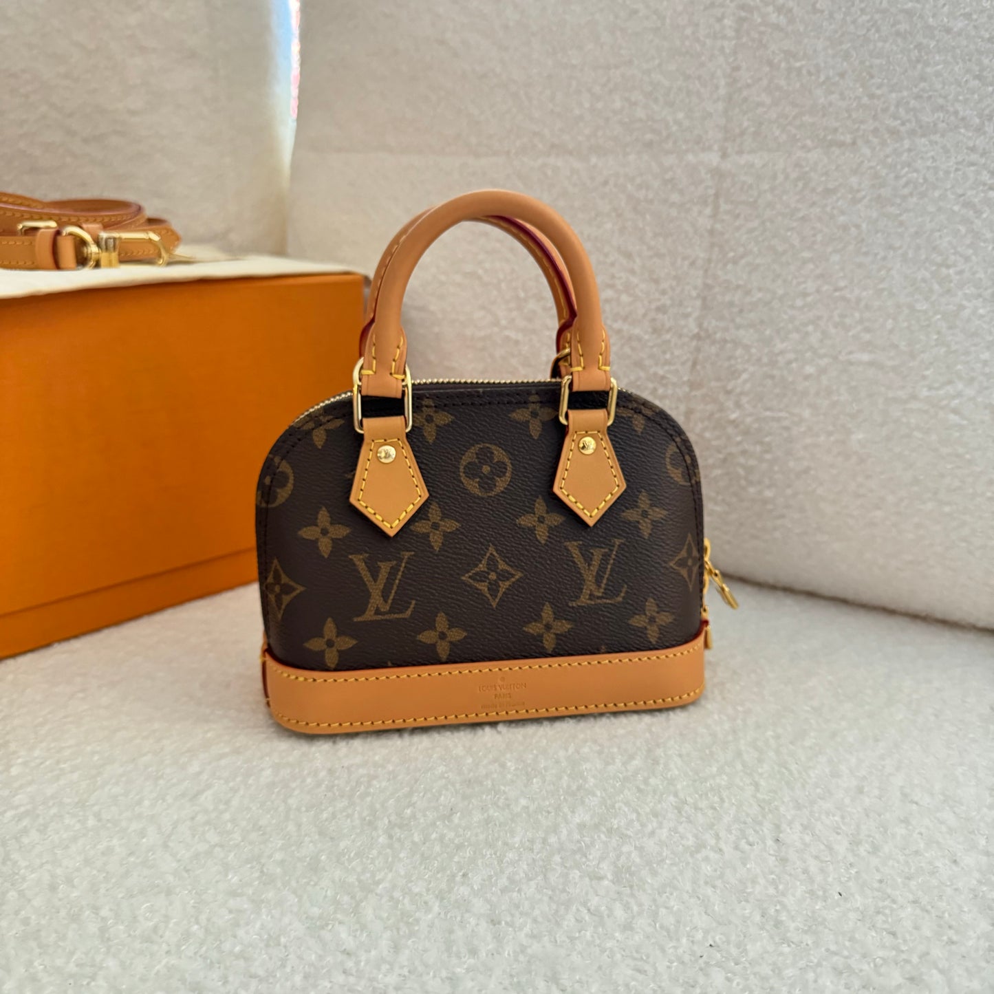LOUIS VUITTON Monogram Nano Alma