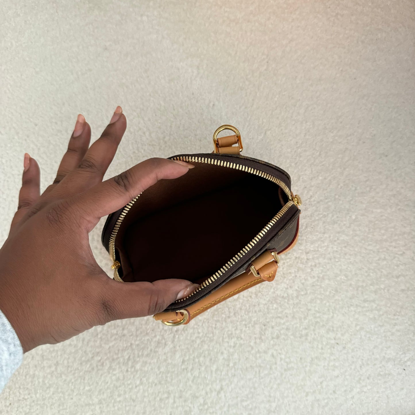 LOUIS VUITTON Monogram Nano Alma