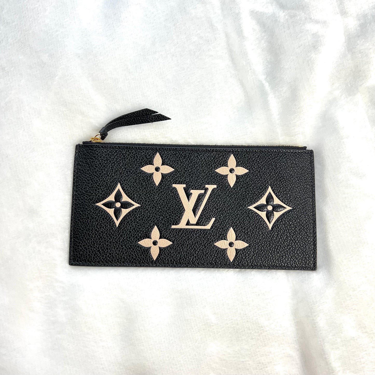 LOUIS VUITTON Black Bicolor Felice Pochette Inserts Only