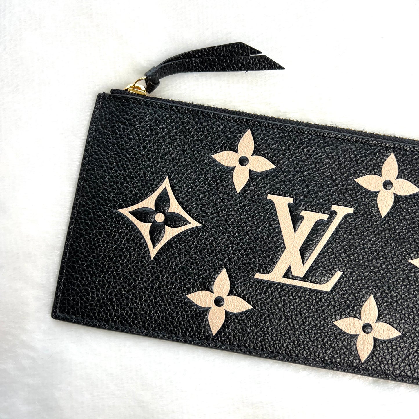 LOUIS VUITTON Black Bicolor Felice Pochette Inserts Only