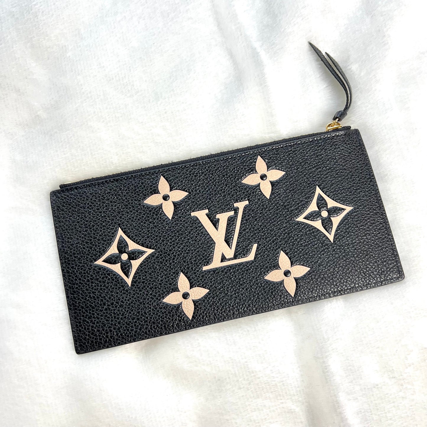 LOUIS VUITTON Black Bicolor Felice Pochette Inserts Only