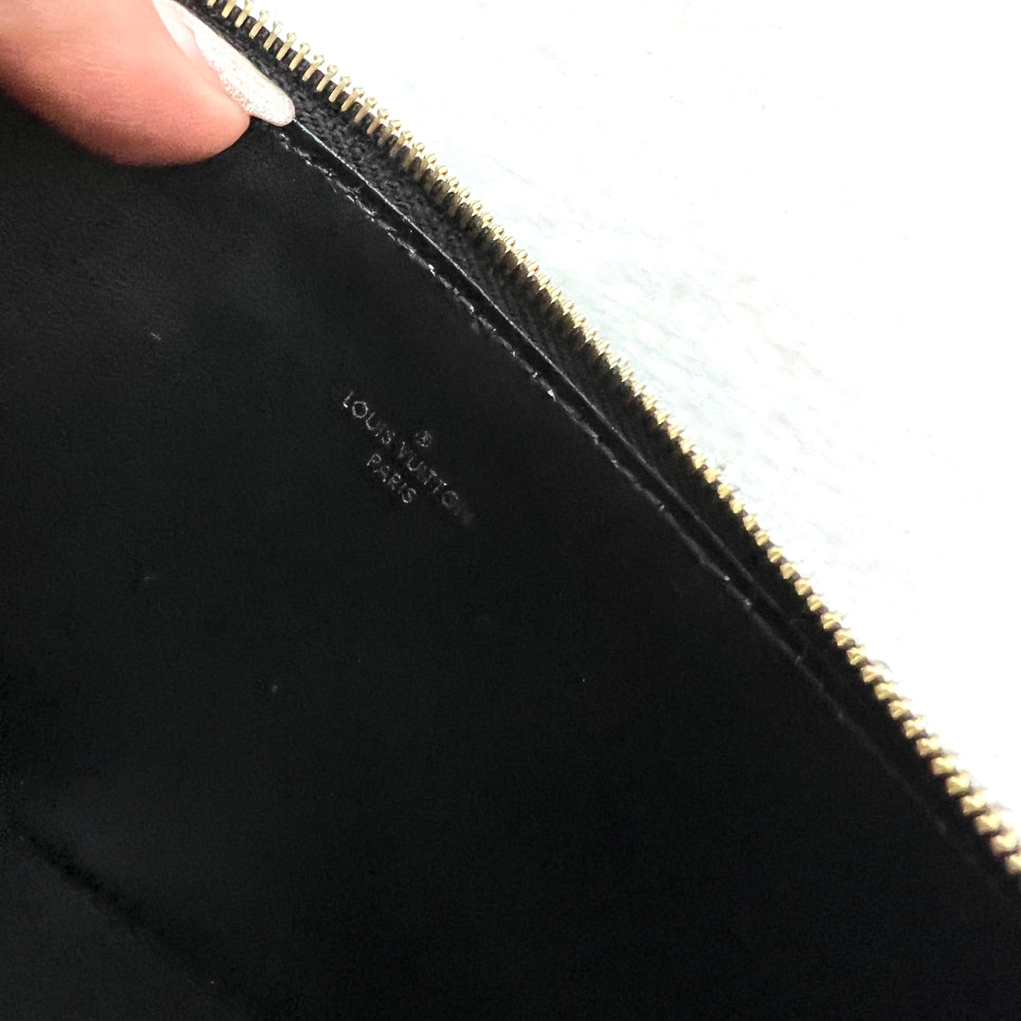 LOUIS VUITTON Black Bicolor Felice Pochette Inserts Only