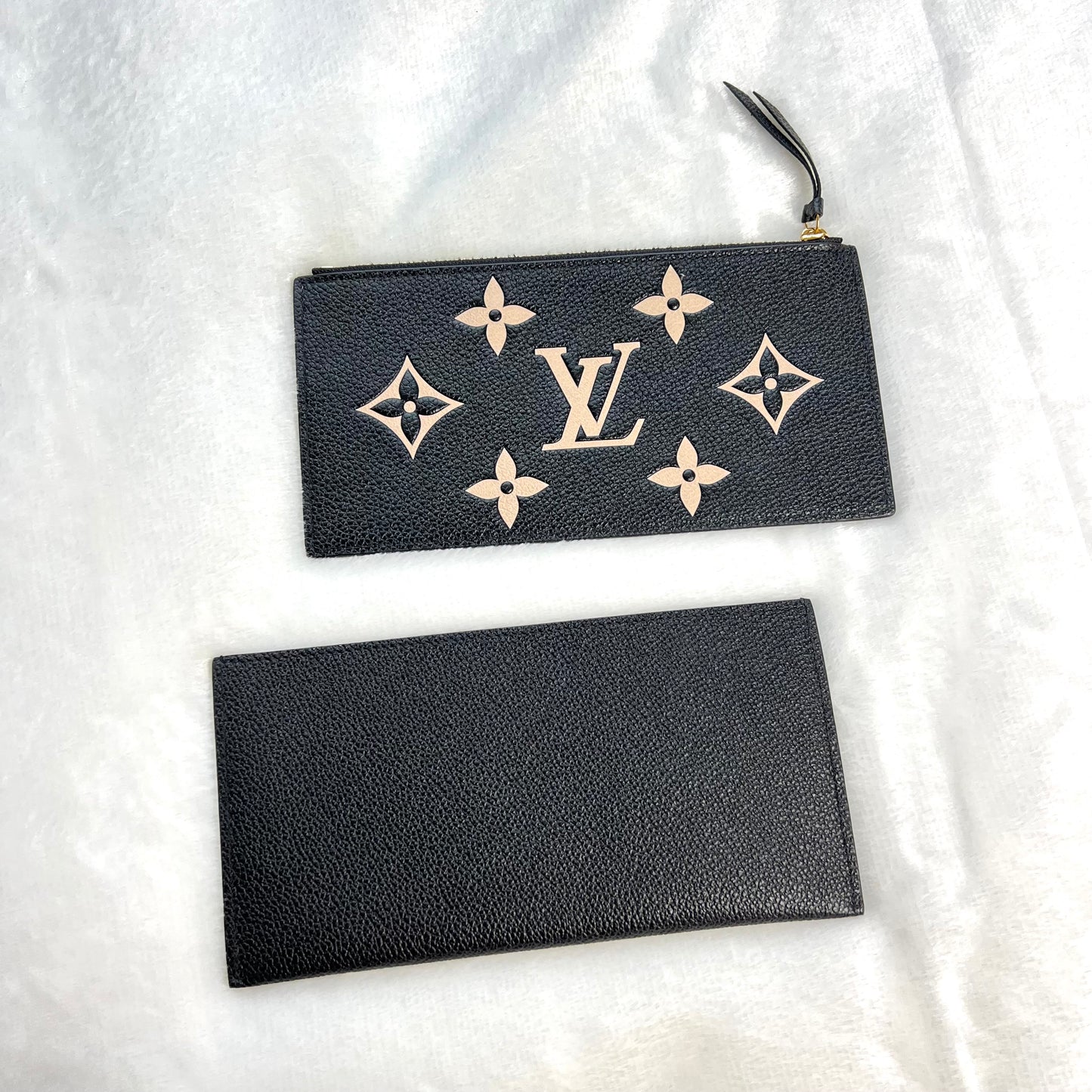 LOUIS VUITTON Black Bicolor Felice Pochette Inserts Only