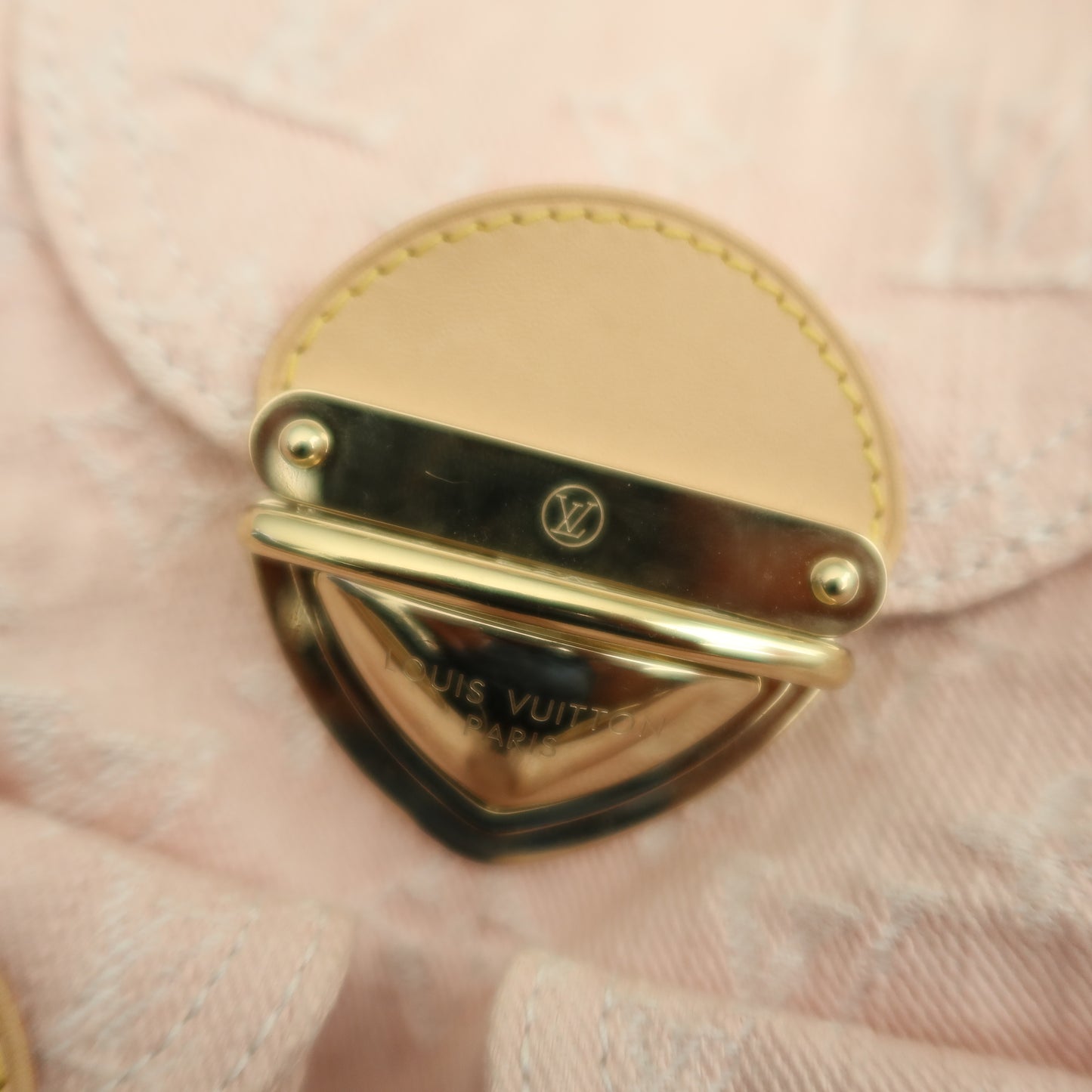 LOUIS VUITTON Pink Denim Venice Backpack NM