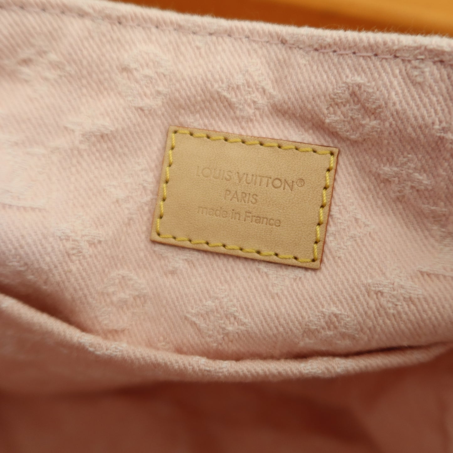 LOUIS VUITTON Pink Denim Venice Backpack NM