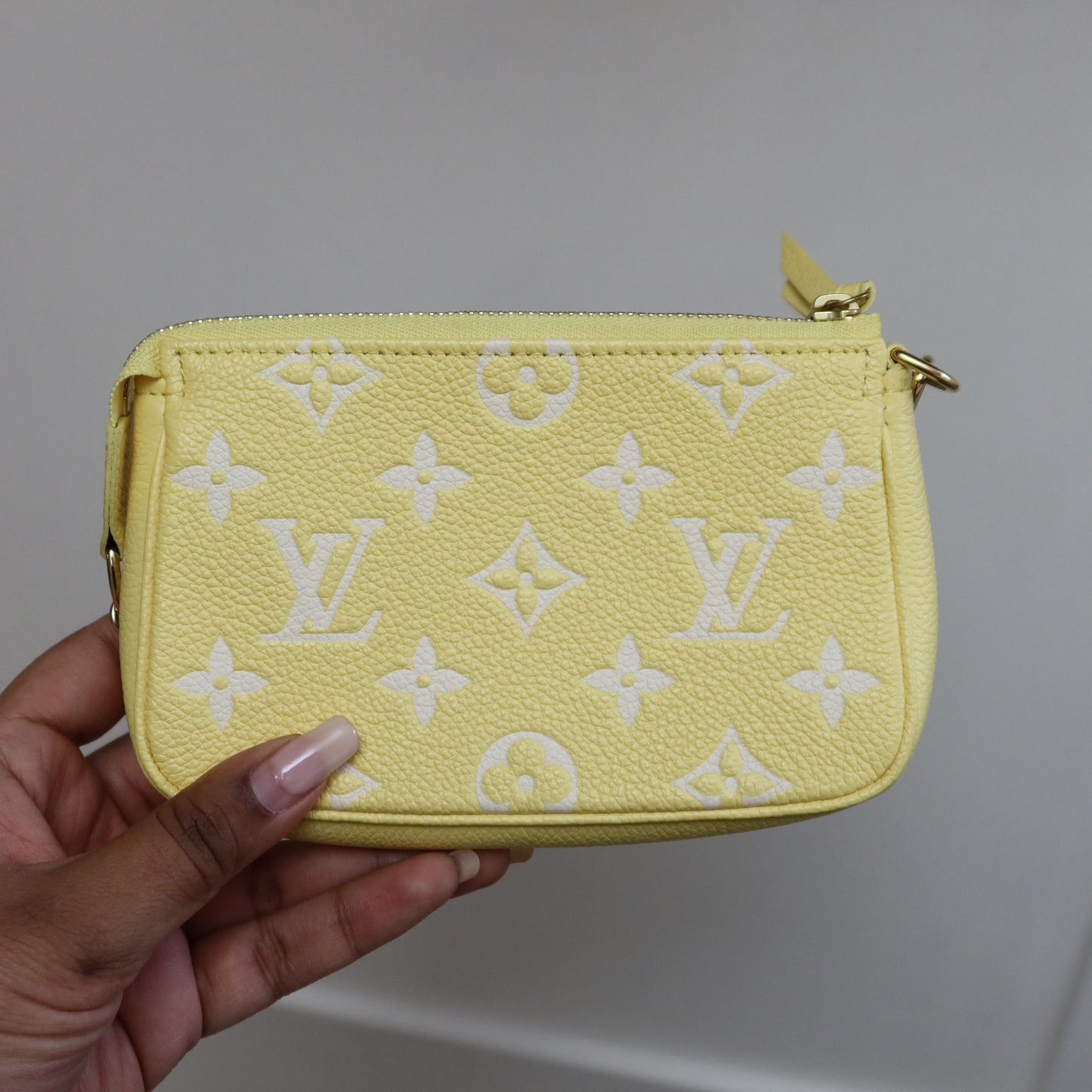LOUIS VUITTON Empreinte Yellow Mini Pochette