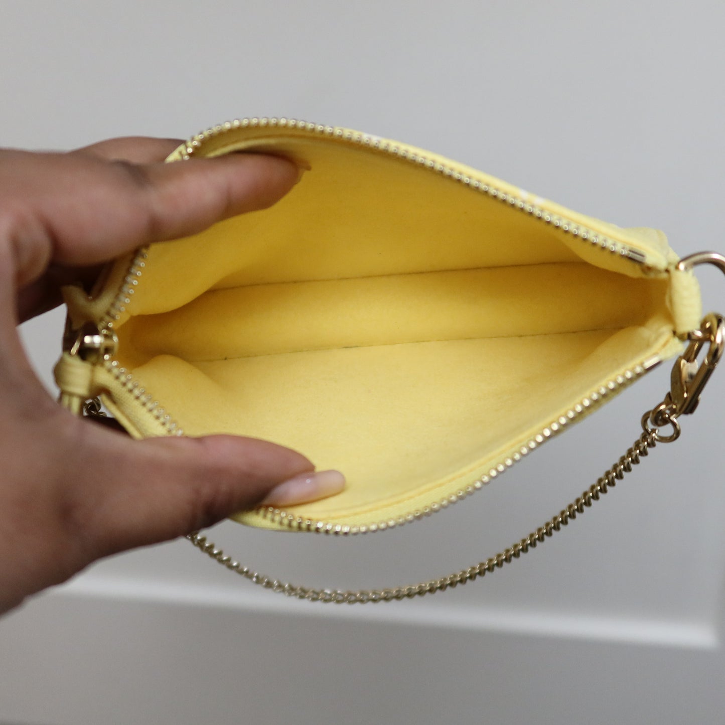 LOUIS VUITTON Empreinte Yellow Mini Pochette