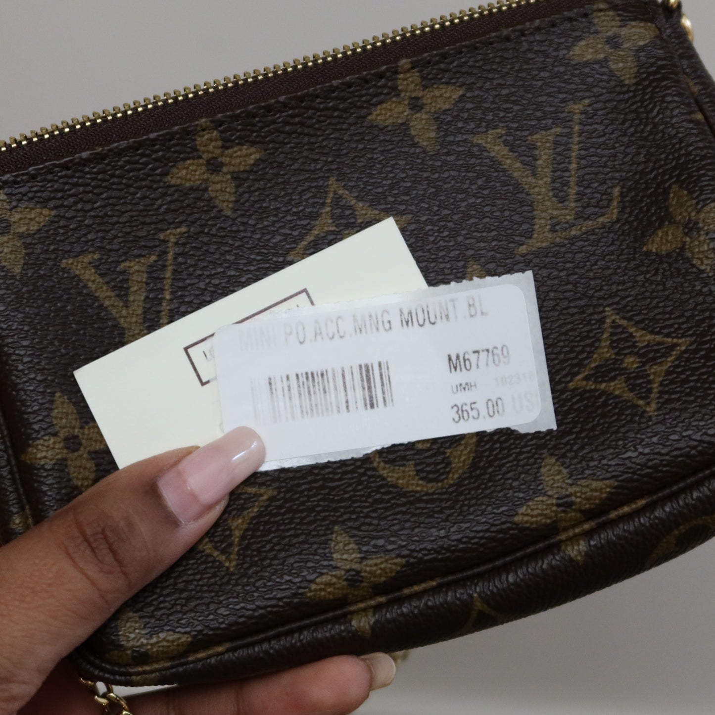 LOUIS VUITTON Monogram Mini Pochette Vivienne