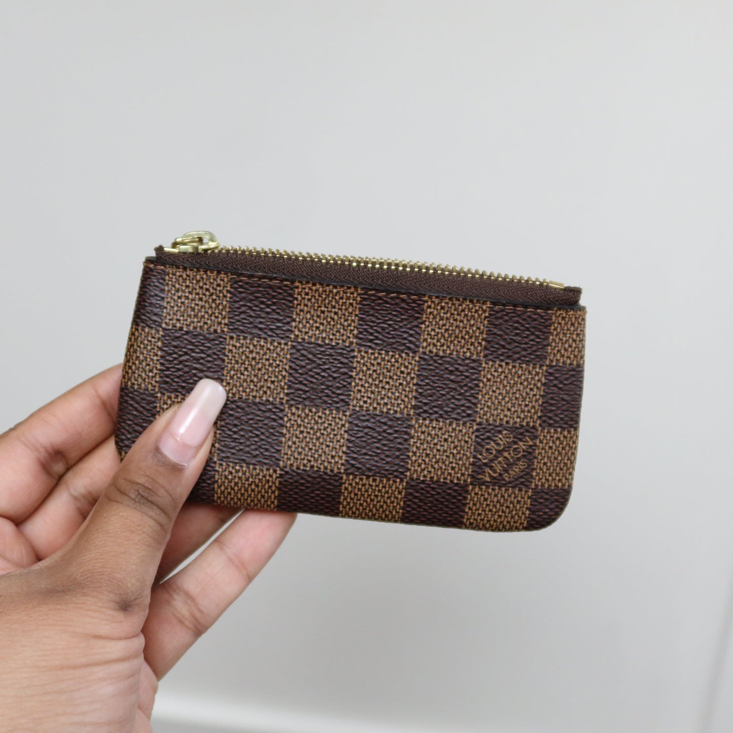 LOUIS VUITTON Damier Ebene Key Cles