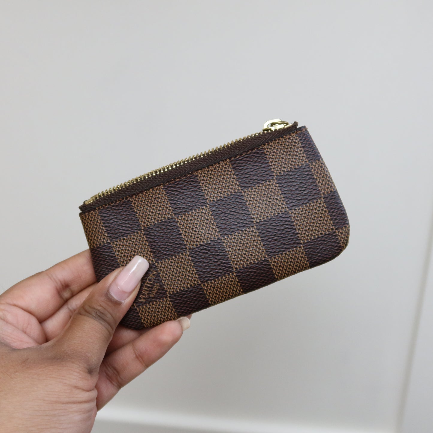 LOUIS VUITTON Damier Ebene Key Cles