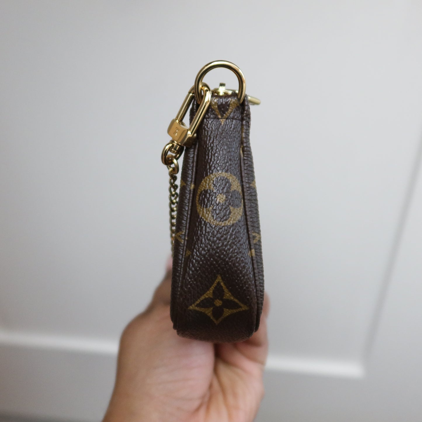 LOUIS VUITTON Monogram Stripe Mini Pochette