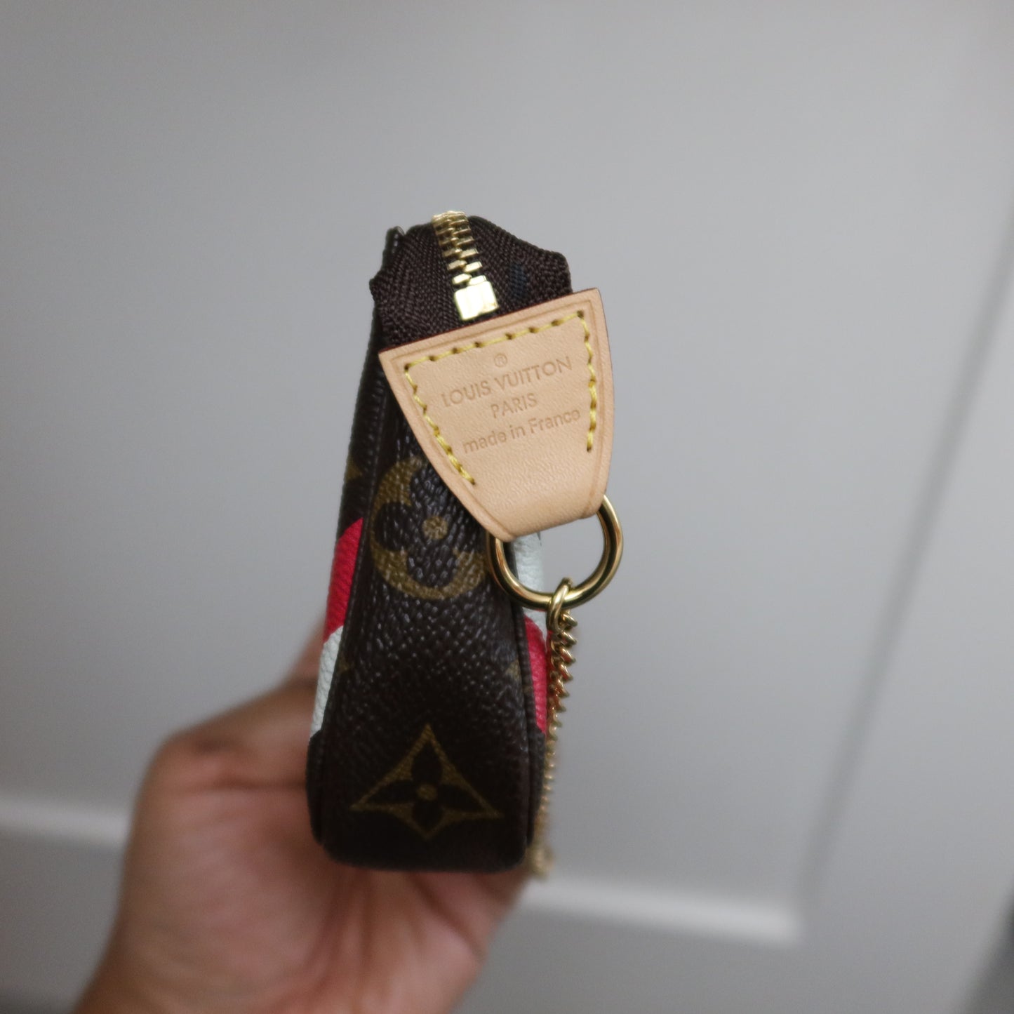 LOUIS VUITTON Monogram Stripe Mini Pochette