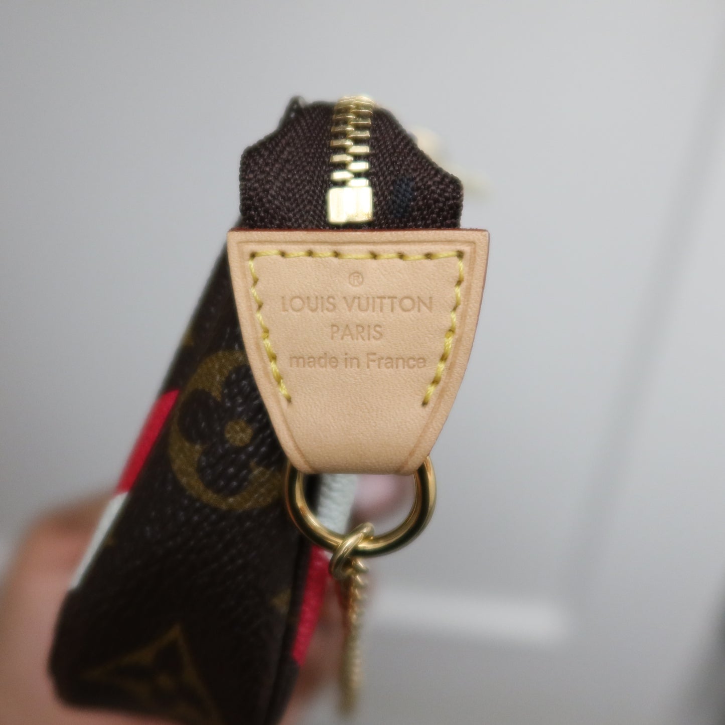 LOUIS VUITTON Monogram Stripe Mini Pochette