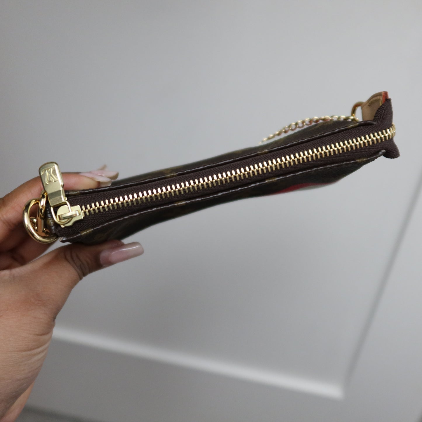 LOUIS VUITTON Monogram Stripe Mini Pochette