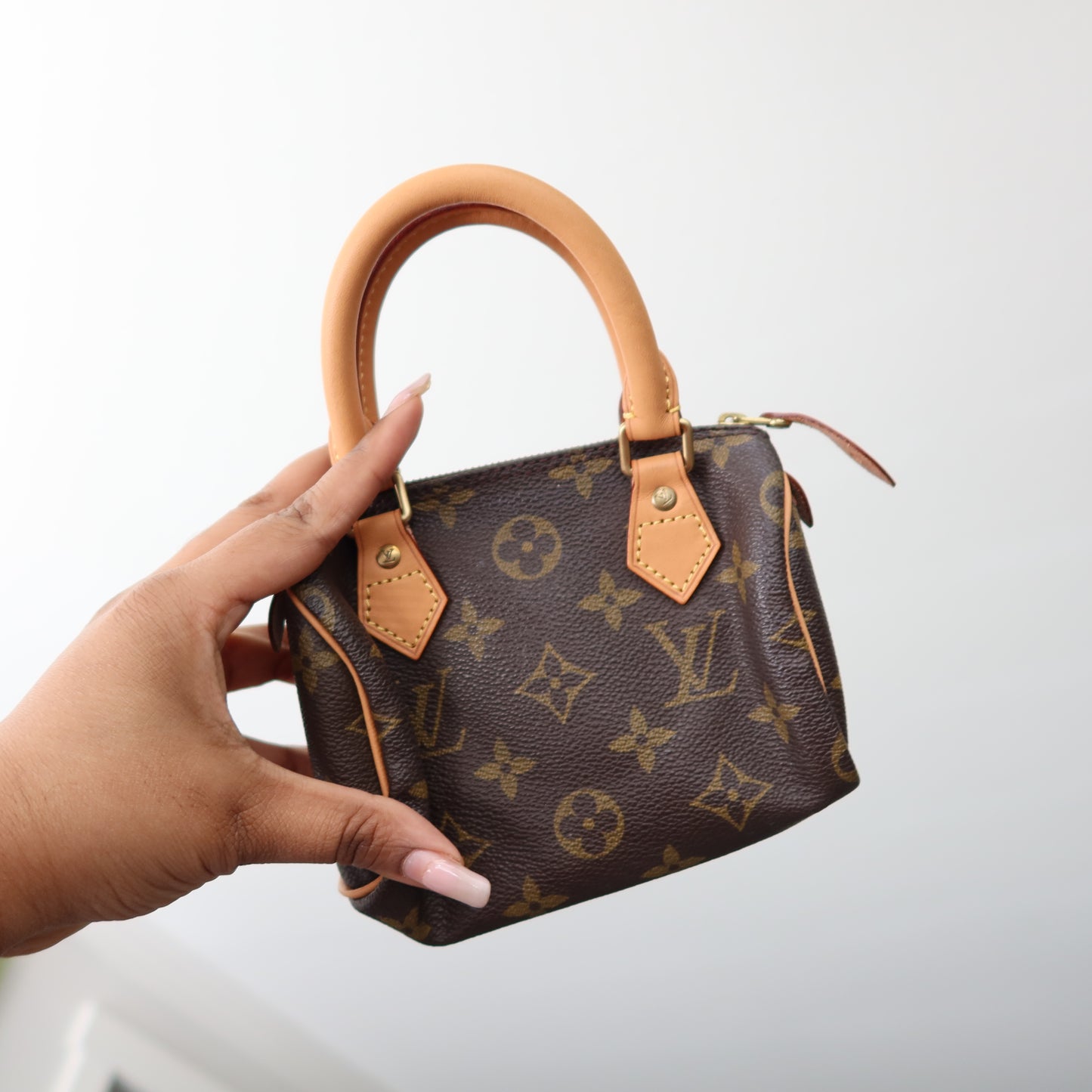 LOUIS VUITTON Vintage Monogram Nano Speedy