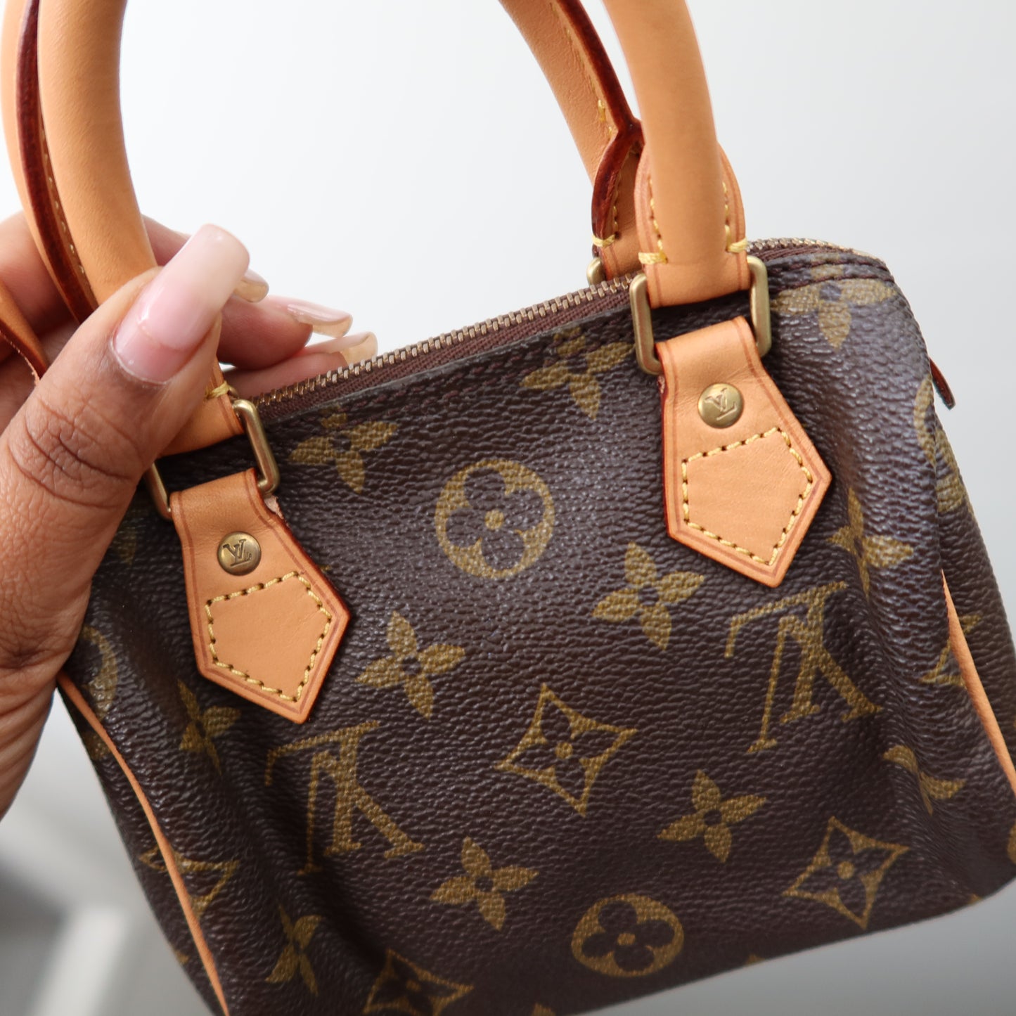 LOUIS VUITTON Vintage Monogram Nano Speedy