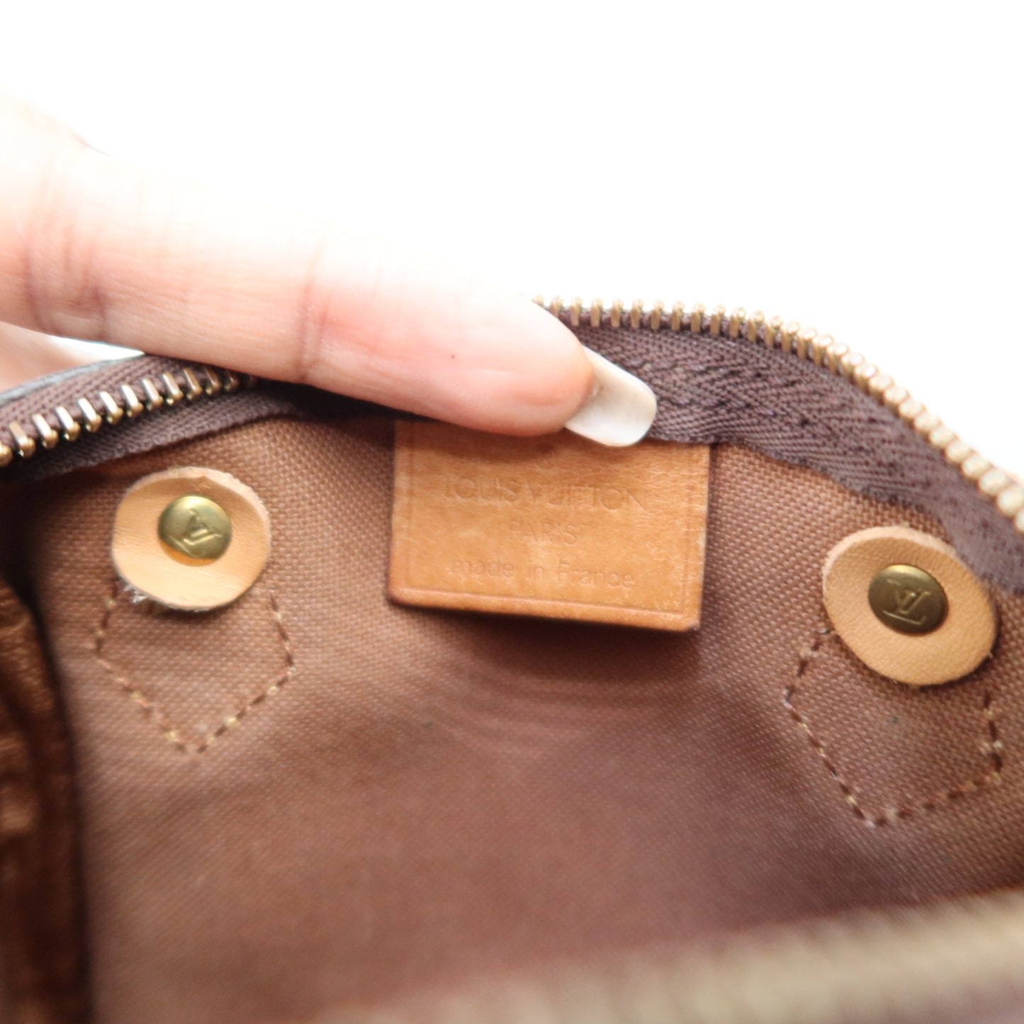 LOUIS VUITTON Vintage Monogram Nano Speedy