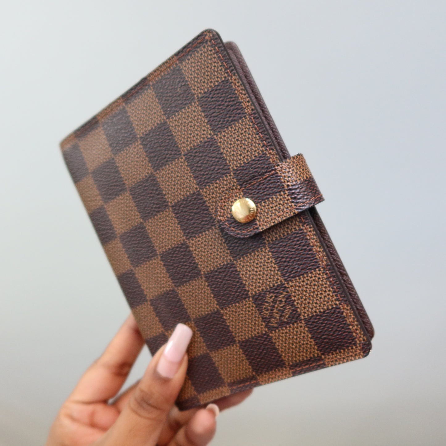 LOUIS VUITTON Damier Ebene Agenda PM