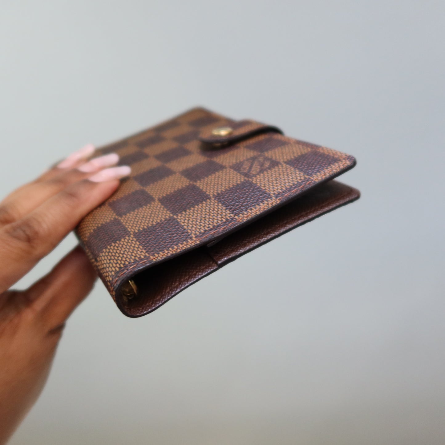 LOUIS VUITTON Damier Ebene Agenda PM