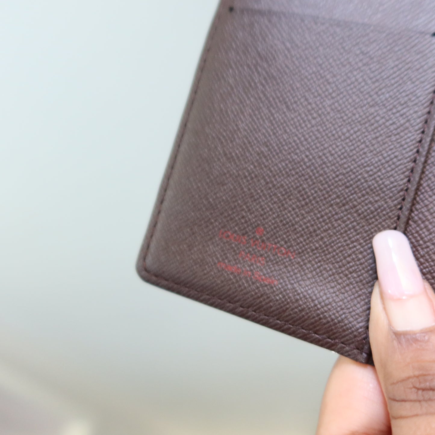 LOUIS VUITTON Damier Ebene Agenda PM
