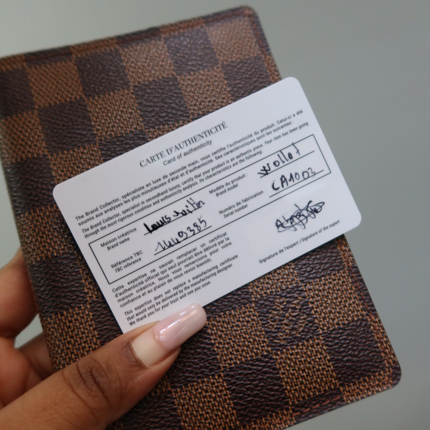 LOUIS VUITTON Damier Ebene Agenda PM
