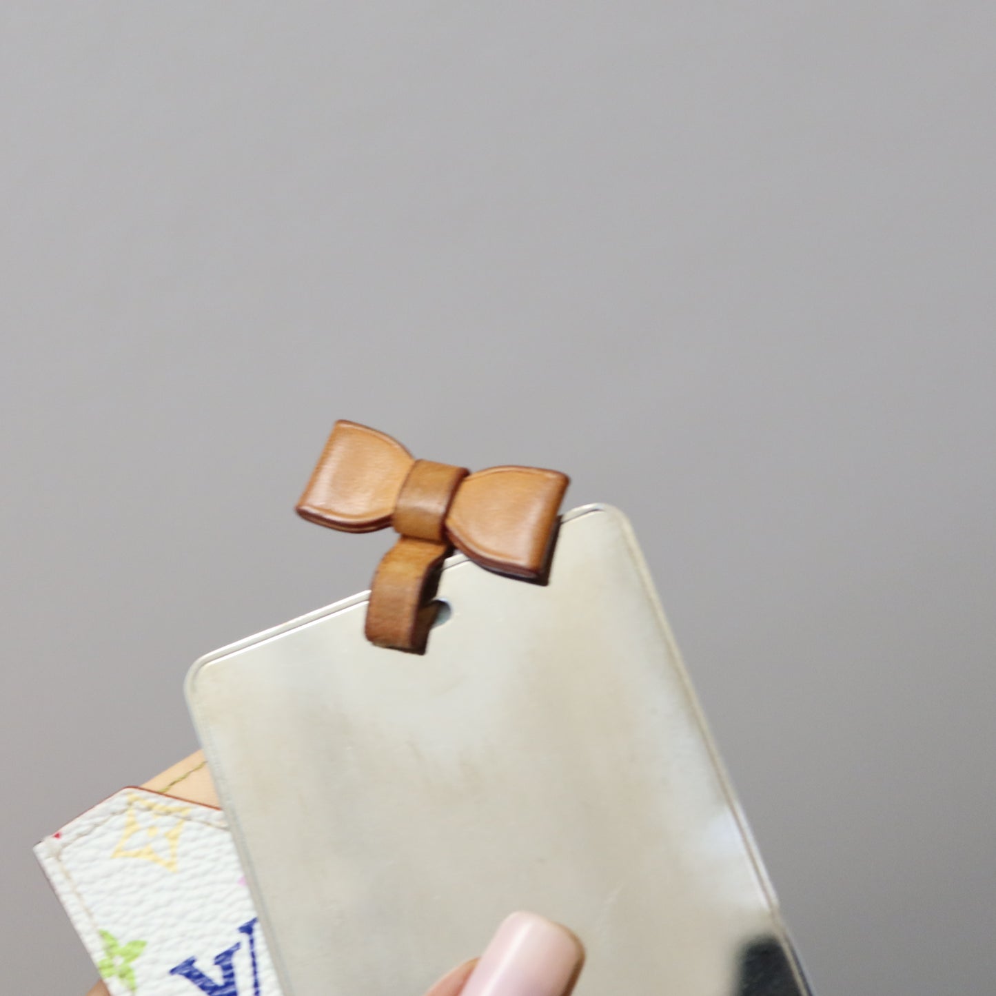 LOUIS VUITTON Murakami White Multicolor Pocket Mirror