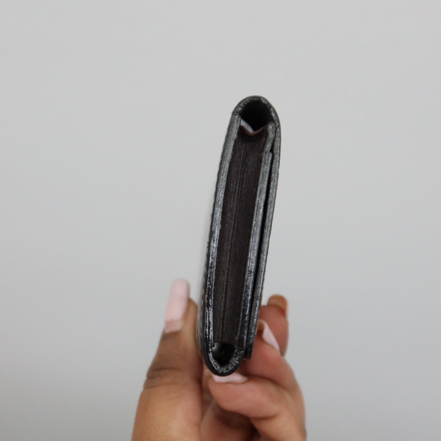 LOUIS VUITTON Amarante Vernis Envelope Business Card Holder