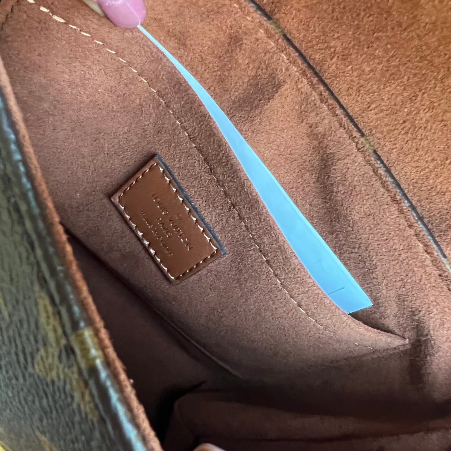 LOUIS VUITTON Locky BB Cognac Crossbody Bag