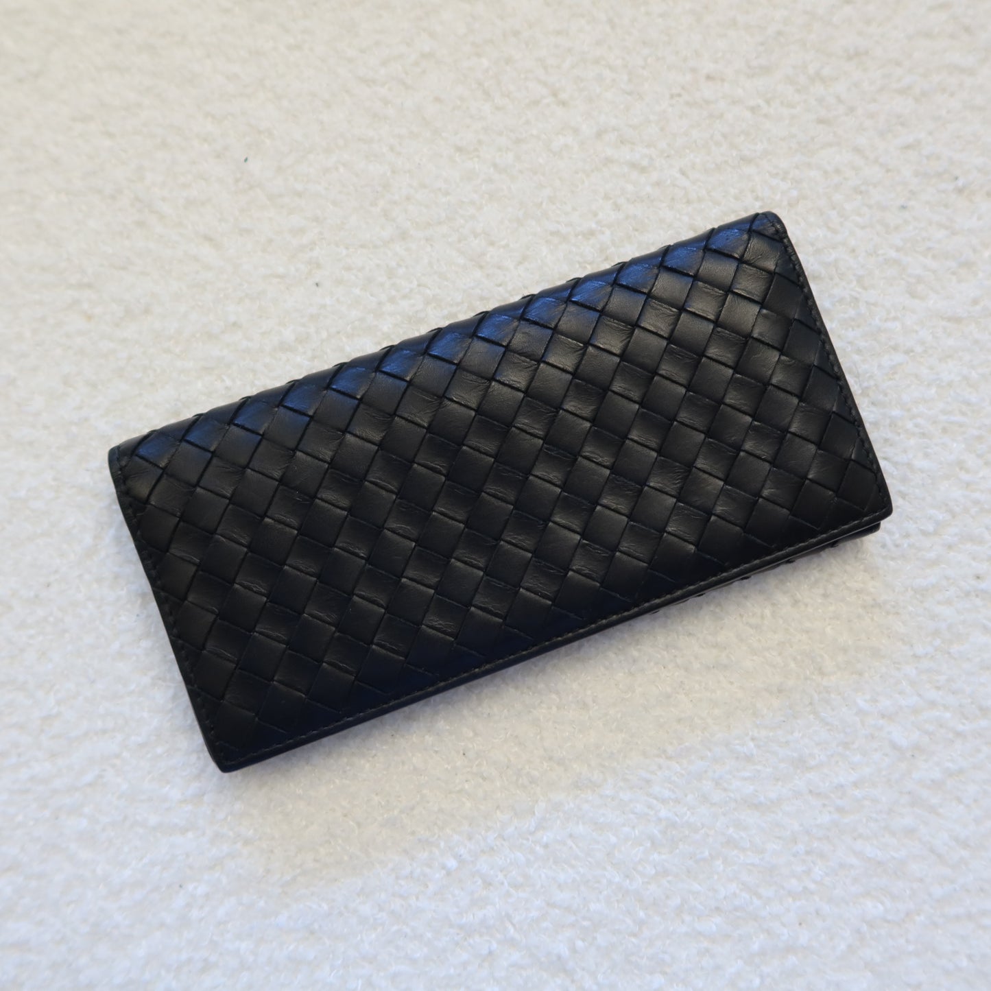 BOTTEGA VENETA Intrecciato Leather Long Wallet