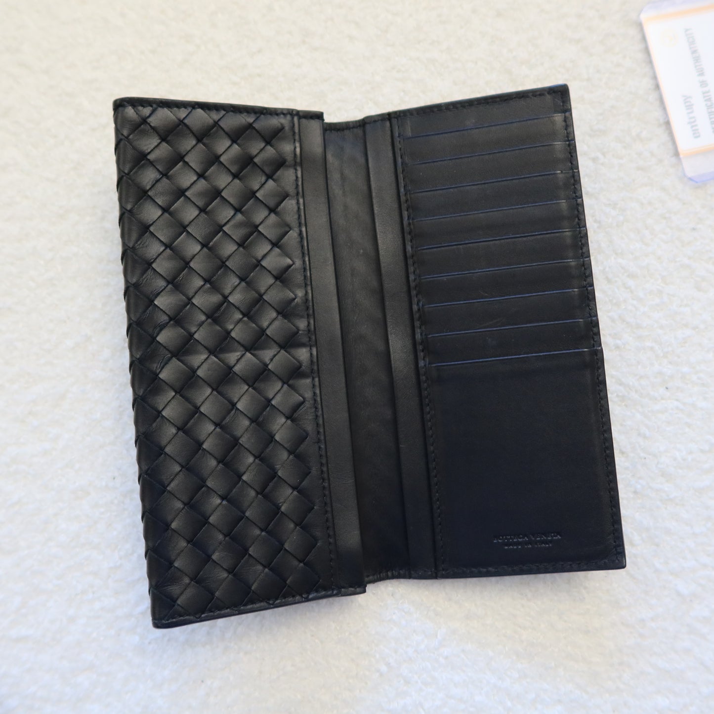 BOTTEGA VENETA Intrecciato Leather Long Wallet