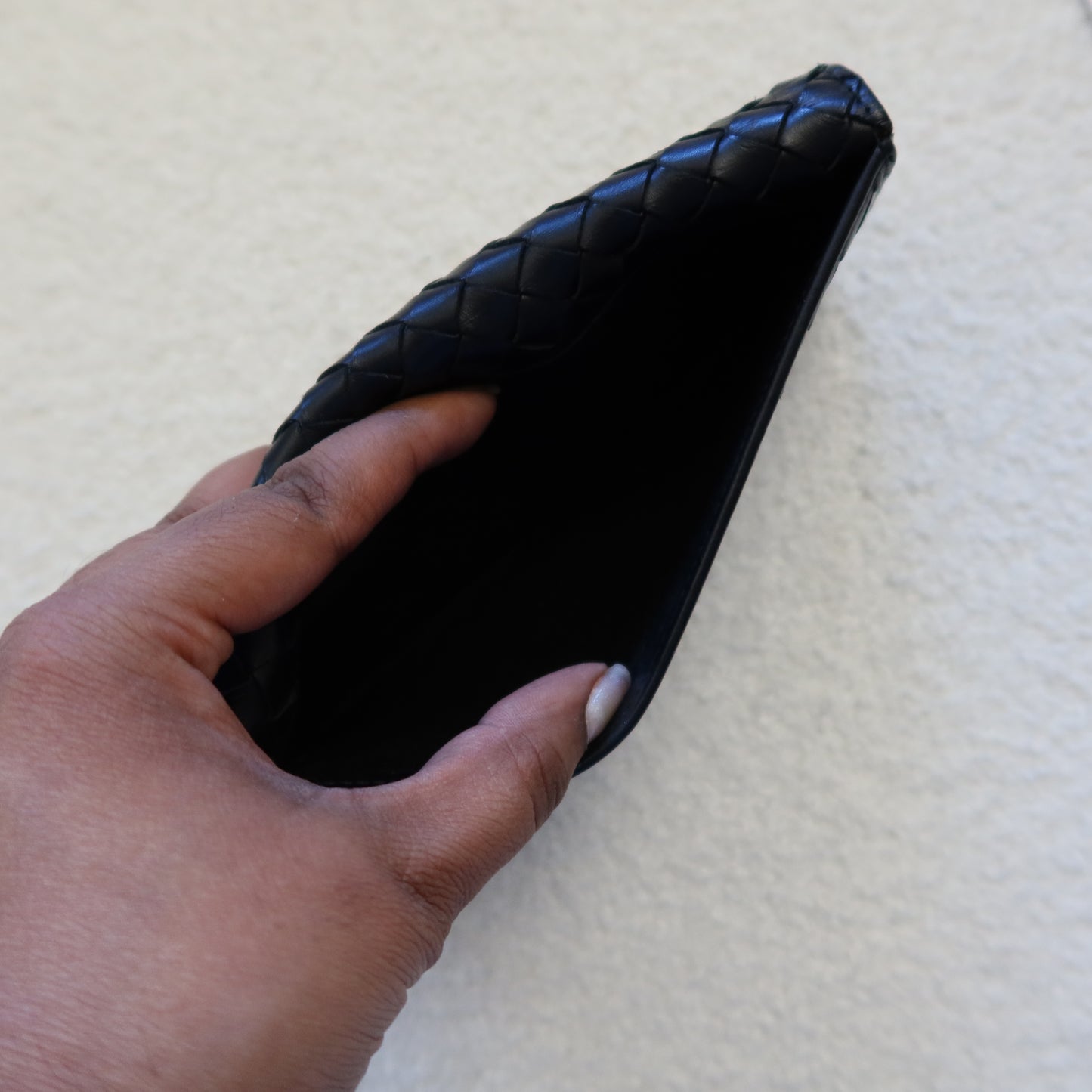 BOTTEGA VENETA Intrecciato Leather Long Wallet