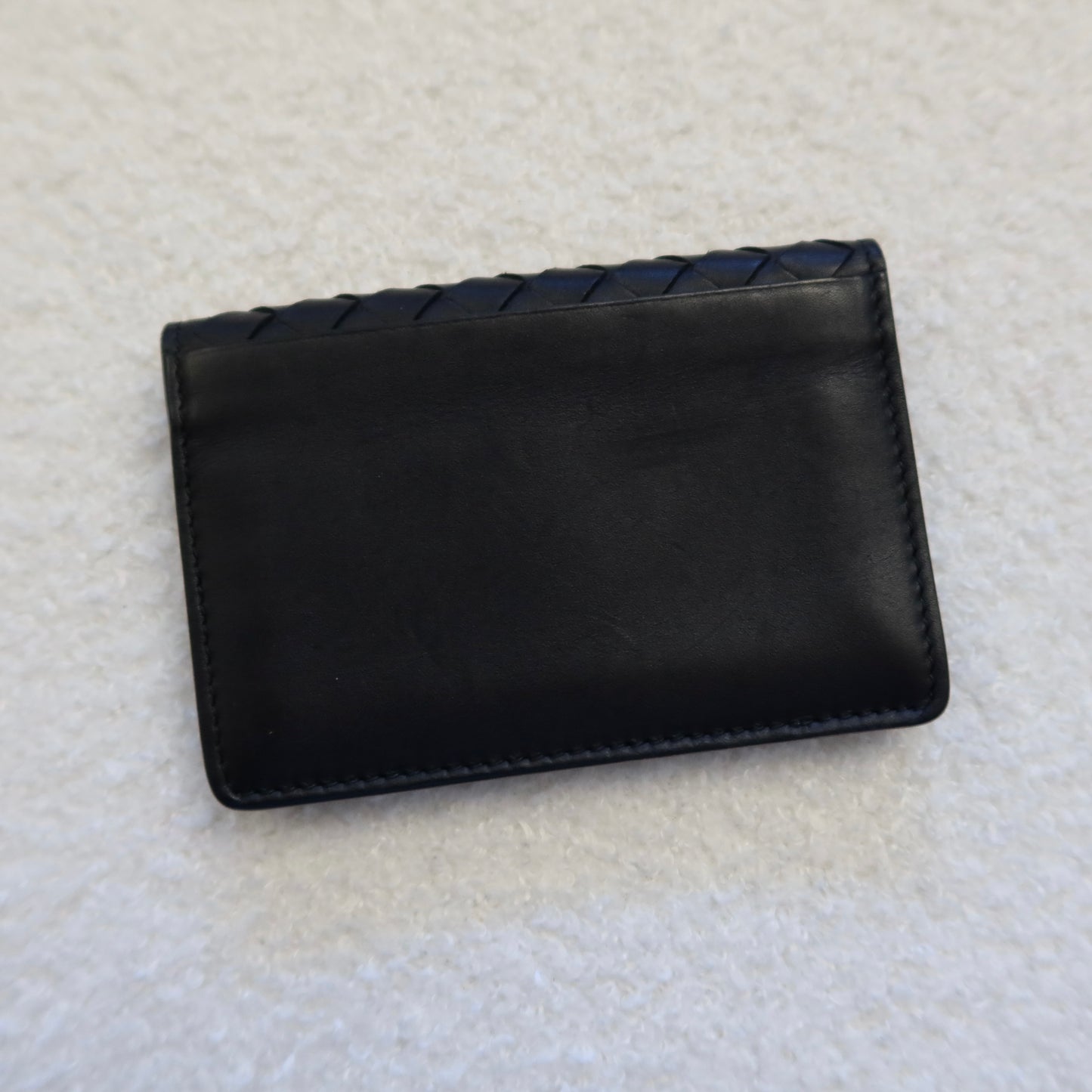 BOTTEGA VENETA Intrecciato Leather Flap Wallet