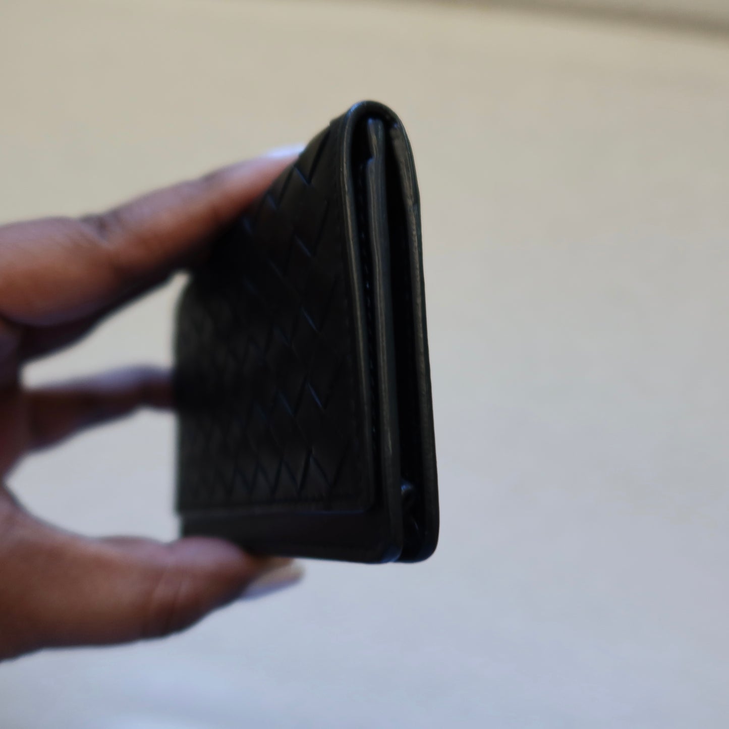 BOTTEGA VENETA Intrecciato Leather Flap Wallet