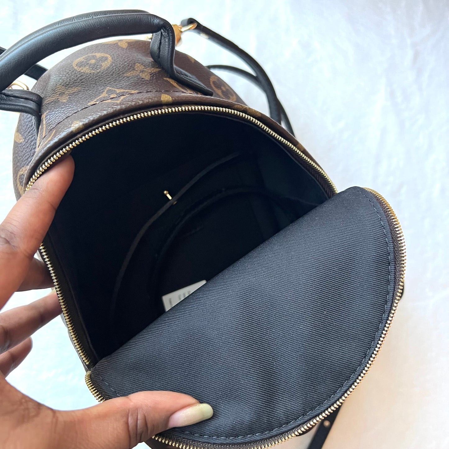 LOUIS VUITTON Monogram Palm Springs Mini Backpack