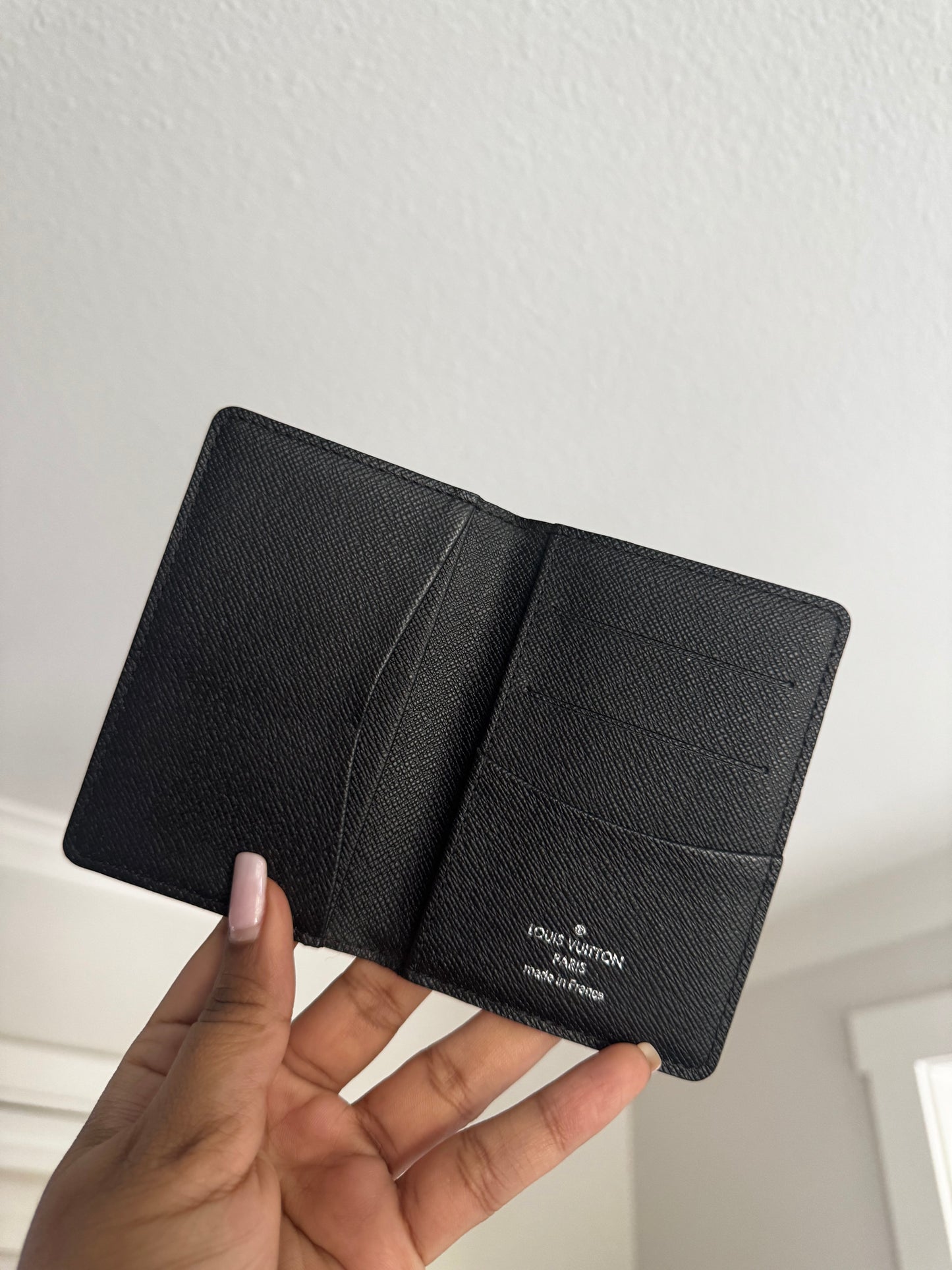 LOUIS VUITTON Damier Graphite Pocket Organizer Wallet