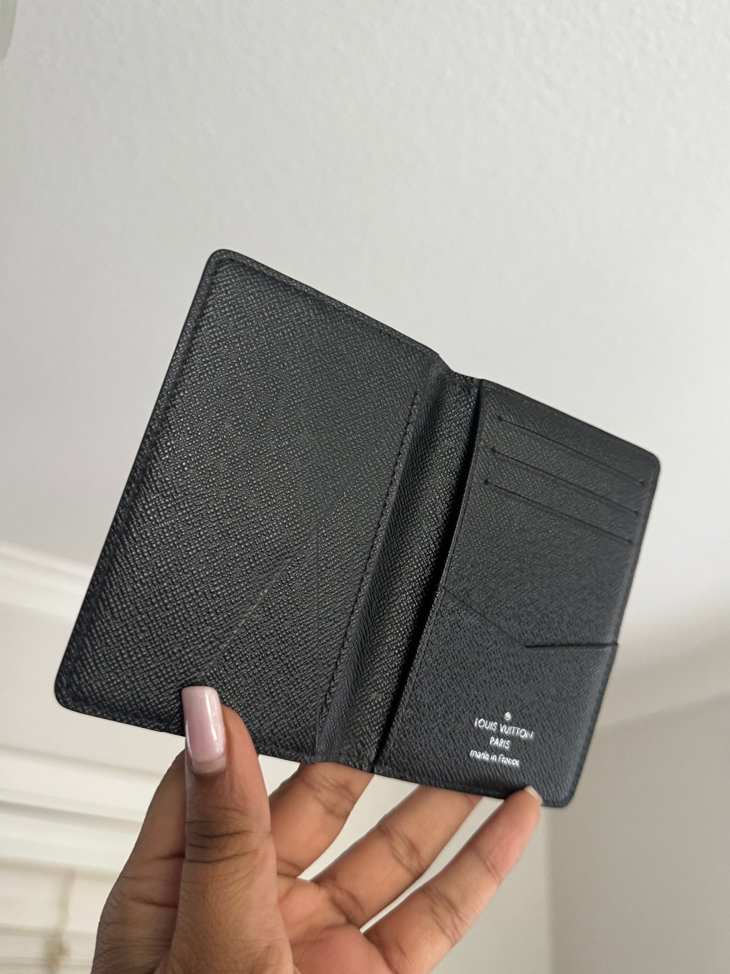 LOUIS VUITTON Damier Graphite Pocket Organizer Wallet
