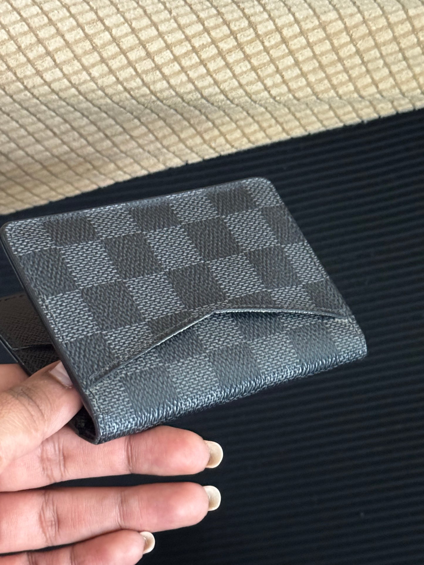 LOUIS VUITTON Damier Graphite Pocket Organizer Wallet