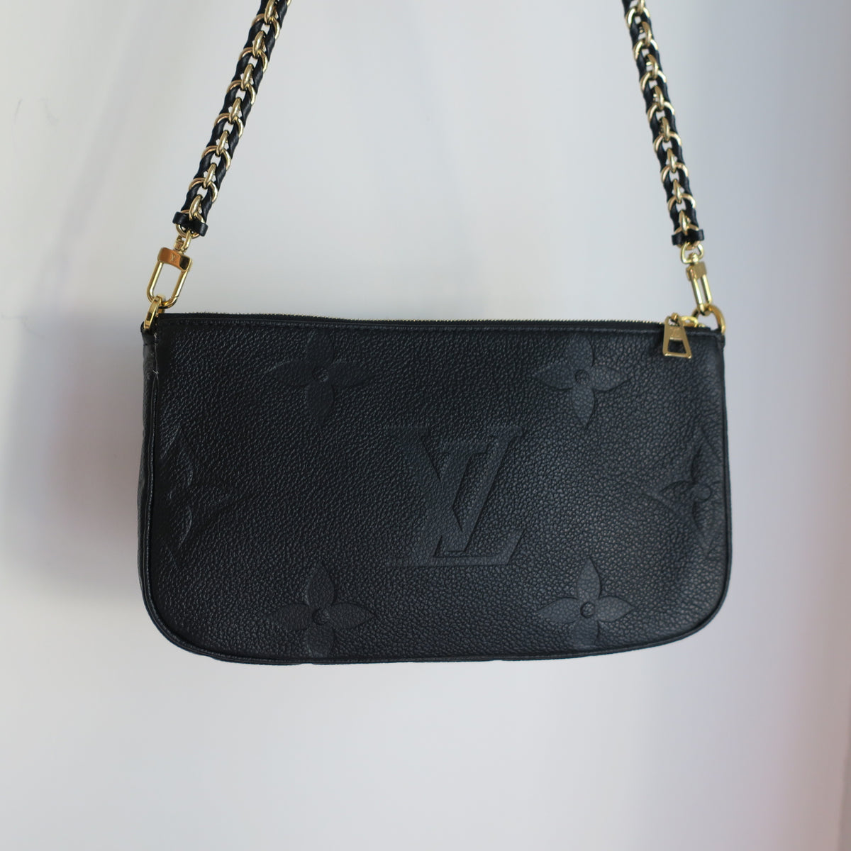 LOUIS VUITTON Black Empreinte Multi Pochette Accessoires