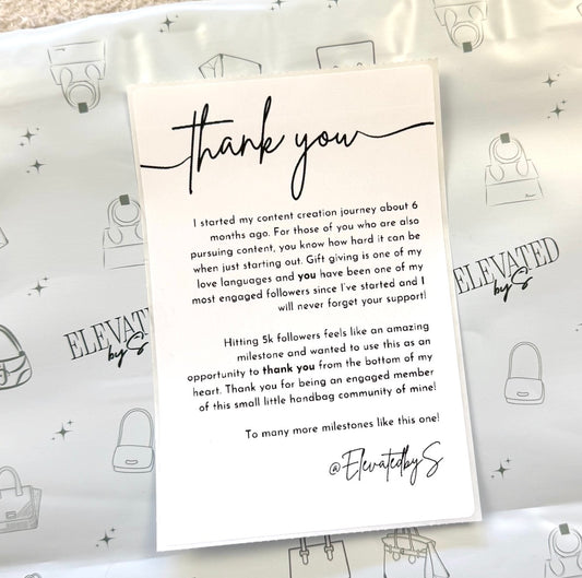 5K Thank You Gift - Mystery Bundle