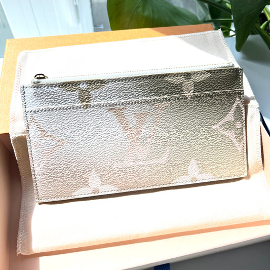 LOUIS VUITTON Slim Purse Wallet Sunrise Pastel
