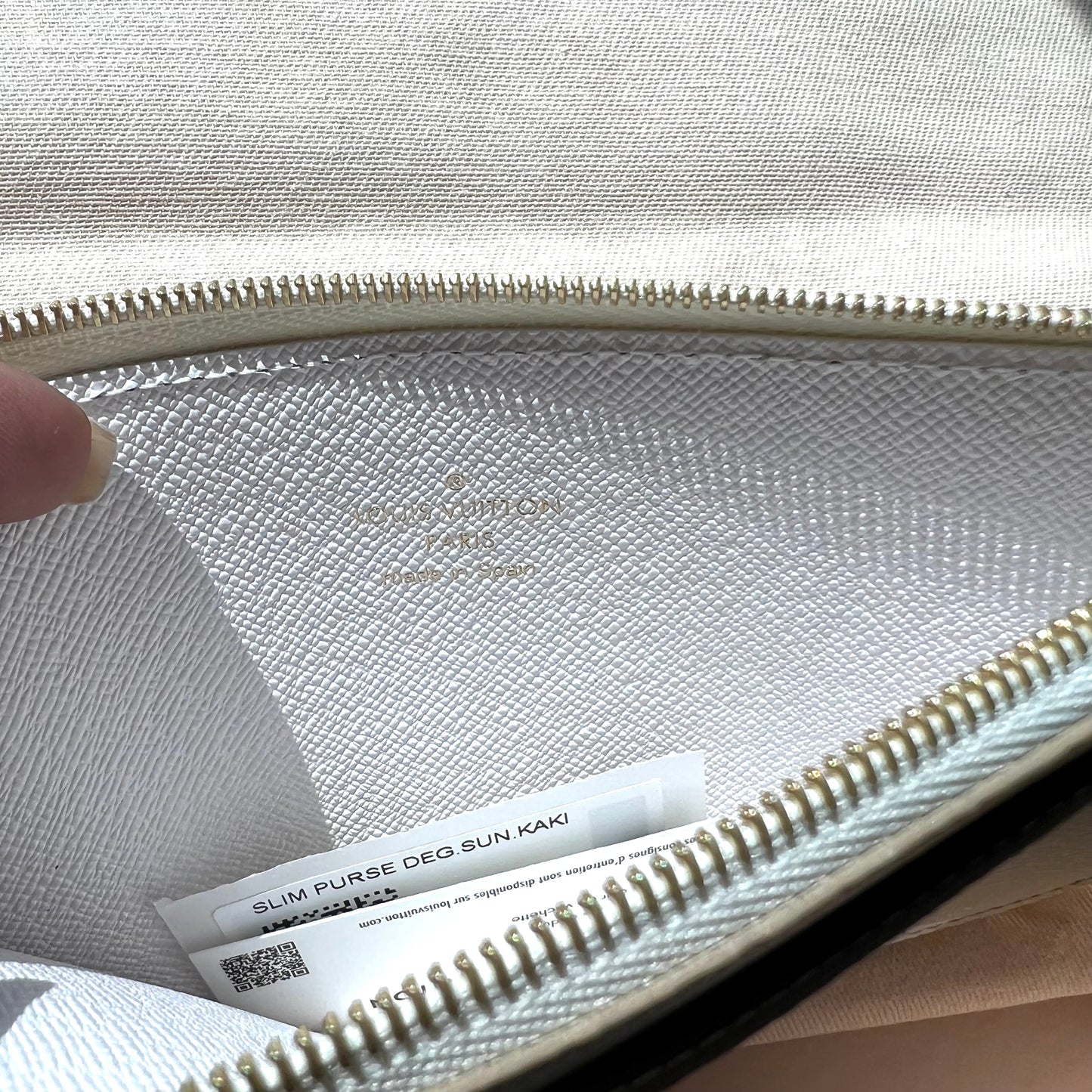 LOUIS VUITTON Slim Purse Wallet Sunrise Pastel