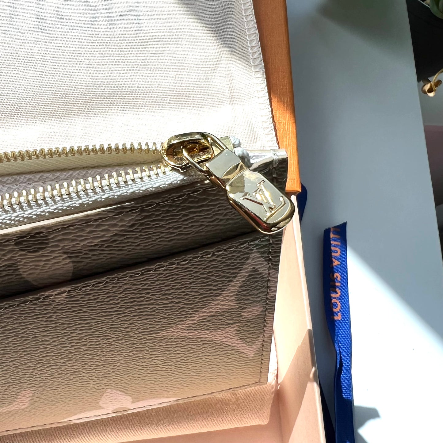 LOUIS VUITTON Slim Purse Wallet Sunrise Pastel
