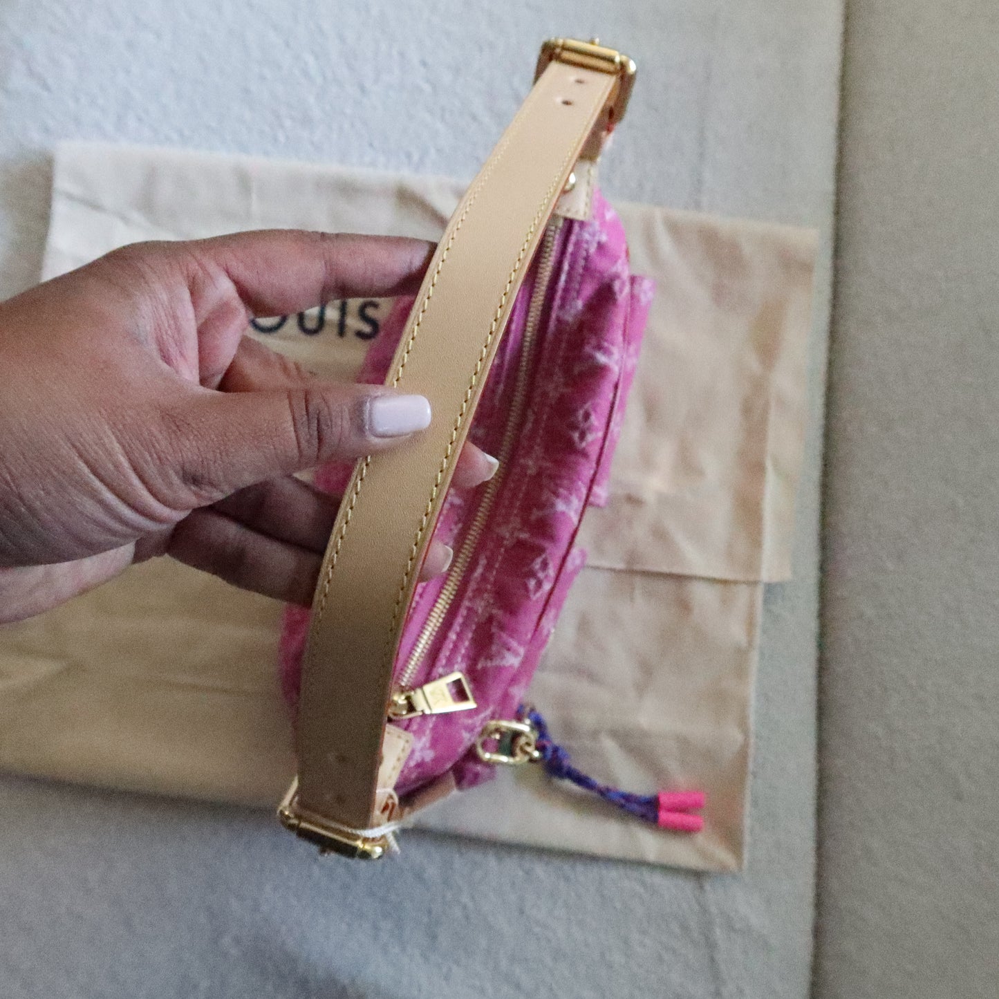 LOUIS VUITTON Fuschia Pink Baggy (new version)